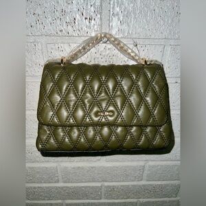 NWT Aldo Quilted RALISSI Olive Crossbody Bag